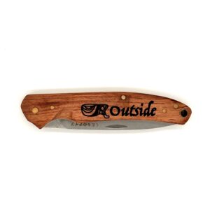 Wood Handle Foldable Knife