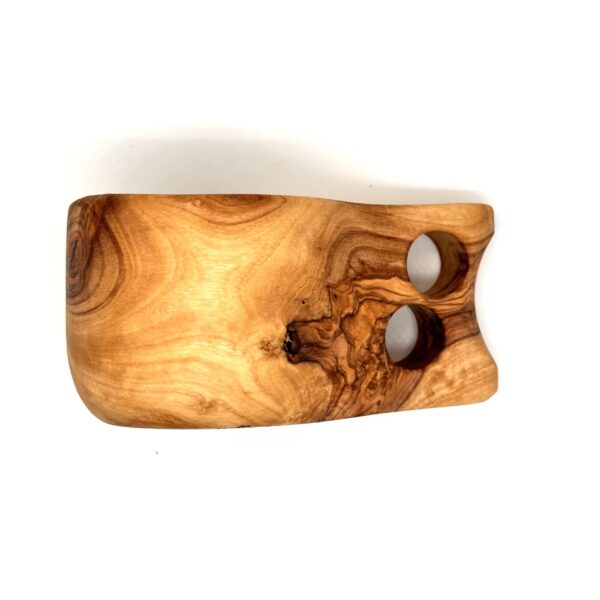 Olivewood Kuksa Cup with Double Hole Handle - Image 6