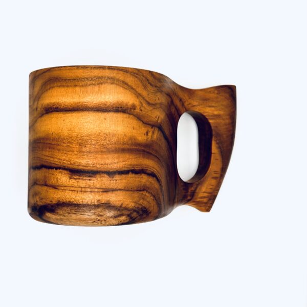 Teakwood Beer Mug 450ml - Image 3