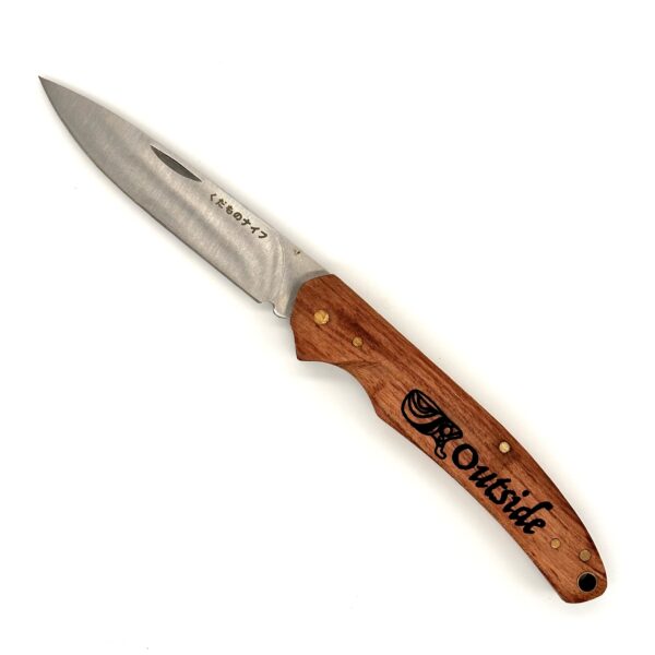 Wood Handle Foldable Knife - Image 4