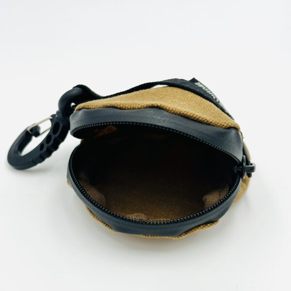 Wax Canvas Round Coin Pouch - Image 3