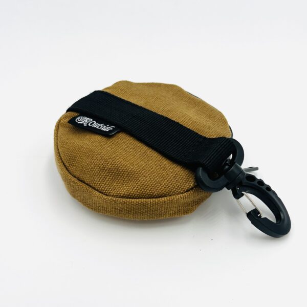 Wax Canvas Round Coin Pouch - Image 4