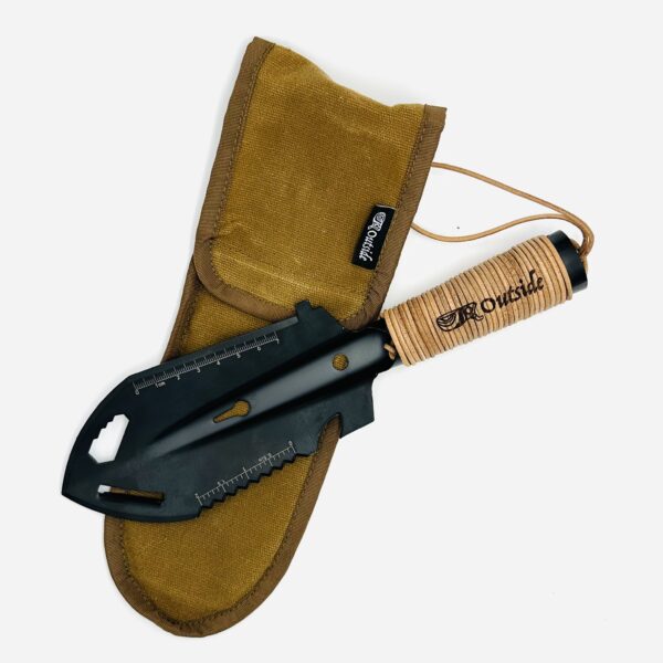 Multi-Purpose Spade with Wax Canvas Pouch - Image 3