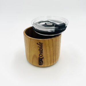 Teakwood Cup with Lid