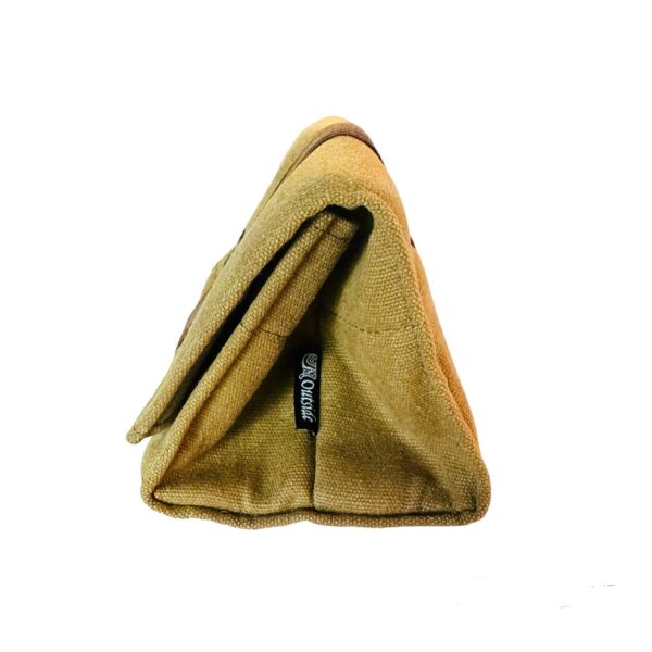 Single Lens Wax Canvas Camera Pouch - Image 2