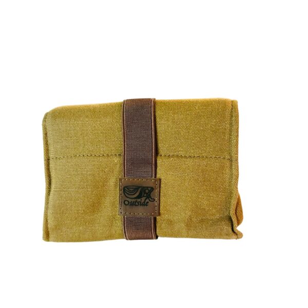 Single Lens Wax Canvas Camera Pouch - Image 3